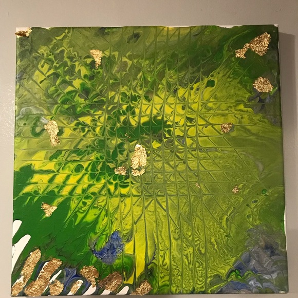 12x12 Acrylic Flow Art - Picture 1 of 1